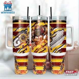 Washington Commanders NFL Mascot Sport Tumbler 40Oz With Handle