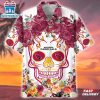 Arizona Cardinals NFL Flower Skull Hawaiian Shirt For Fans
