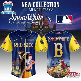 Boston Red Sox MLB x Snow White Baseball Jersey Shirt