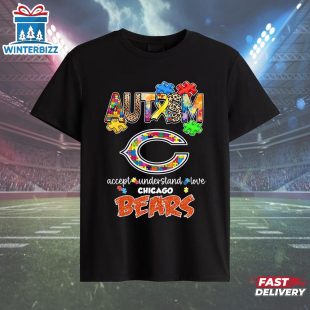 Chicago Bears Autism Classic Unisex T-Shirt