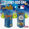Chicago Cubs MLB x Scooby Doo Cartoon Baseball Jersey Shirt