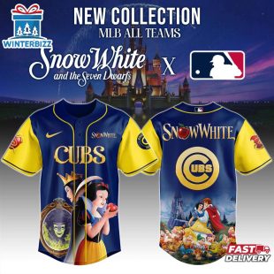 Chicago Cubs MLB x Snow White Baseball Jersey Shirt
