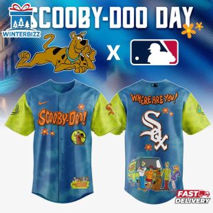 Chicago White Sox MLB x Scooby Doo Cartoon Baseball Jersey Shirt