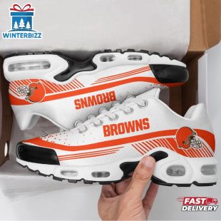 Cleveland Browns Stripe Pattern Air Max Plus Shoes
