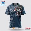 Custom Name And Number NFL Las Vegas Raiders Veteran Day 3D T-Shirt