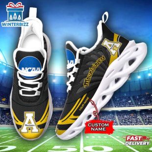 Custom Name Appalachian State Mountaineers Team Sport Max Soul Shoes For Fans