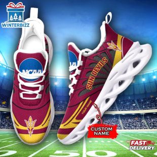 Custom Name Arizona State Sun Devils Team Sport Max Soul Shoes For Fans