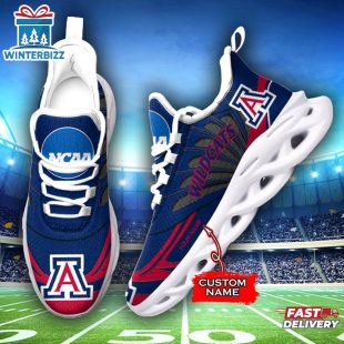 Custom Name Arizona Wildcats Team Sport Max Soul Shoes For Fans