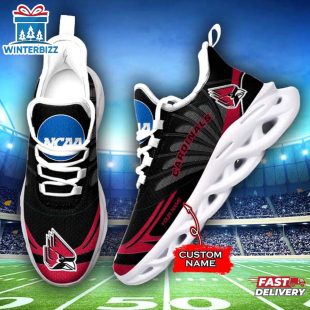 Custom Name Ball State Cardinals Team Sport Max Soul Shoes For Fans