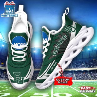 Custom Name Baylor Bears Team Sport Max Soul Shoes For Fans