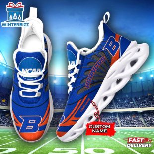 Custom Name Boise State Broncos Team Sport Max Soul Shoes For Fans