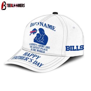 Custom Name Buffalo Bills Father's Arms Father's Day Classic Baseball Cap
