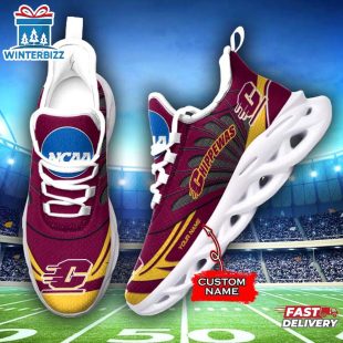 Custom Name Central Michigan Chippewas Team Sport Max Soul Shoes For Fans