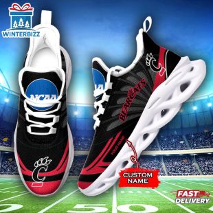 Custom Name Cincinnati Bearcats Team Sport Max Soul Shoes For Fans