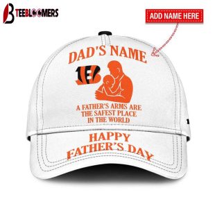 Custom Name Cincinnati Bengals Father's Arms Father's Day Classic Baseball Cap