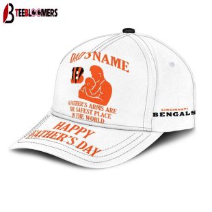 Custom Name Cincinnati Bengals Father's Arms Father's Day Classic Baseball Cap