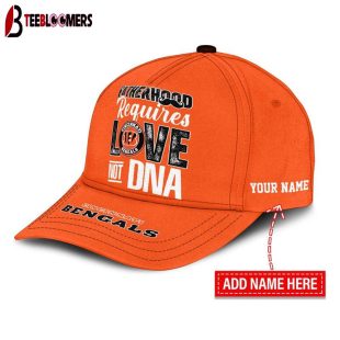 Custom Name Cincinnati Bengals STEP FATHER Classic Baseball Cap Gift For Father's Day