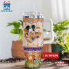 Custom Name Clemson Tigers NCAA Mickey Mouse Tumbler 40Oz Handle