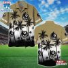 Custom Name Collingwood AFL Tree Pattern Hawaiian Shirts