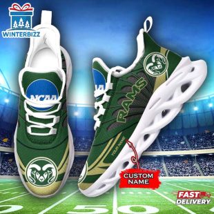 Custom Name Colorado State Rams Team Sport Max Soul Shoes For Fans