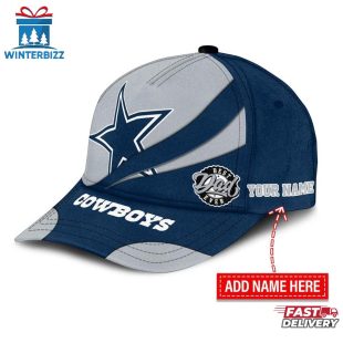 Custom Name Dallas Cowboys Classic Baseball Cap Gift For Father's Day