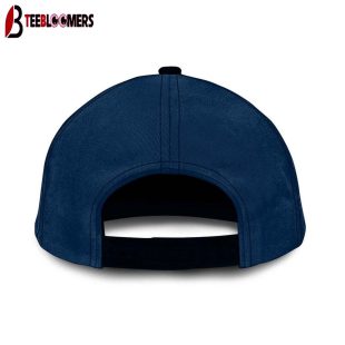 Custom Name Dallas Cowboys STEP FATHER Classic Baseball Cap Gift For Father's Day