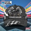 Custom Name Dirt Racing Pattern Baseball Cap Gift For Adults