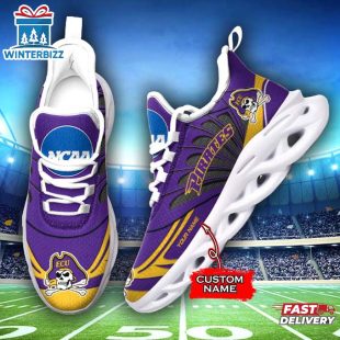 Custom Name East Carolina Pirates Team Sport Max Soul Shoes For Fans