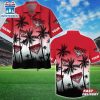 Custom Name Essendon AFL Tree Pattern Hawaiian Shirts