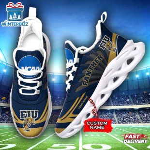 Custom Name FIU Golden Panthers Team Sport Max Soul Shoes For Fans