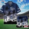 Custom Name Geelong AFL Tree Pattern Hawaiian Shirts