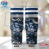Custom Name Geelong Cats AFL Mascot Tumbler 40Oz Handle