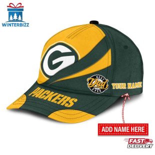 Custom Name Green Bay Packers Classic Baseball Cap Gift For Father's Day