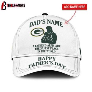 Custom Name Green Bay Packers Father's Arms Father's Day Classic Baseball Cap