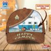 Custom Name Happy Camper Baseball Cap Gift For Adults