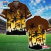 Custom Name Hawthorn Football AFL Tree Pattern Hawaiian Shirts
