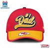 Custom Name Kansas City Chiefs #1 Dad Father's Day Classic Baseball Cap