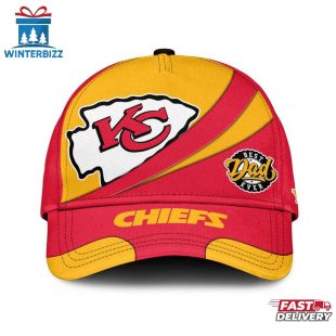 Custom Name Kansas City Chiefs Classic Baseball Cap Gift For Father's Day