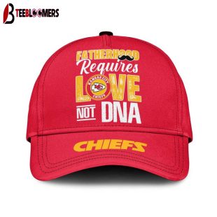 Custom Name Kansas City Chiefs STEP FATHER Classic Baseball Cap Gift For Father's Day