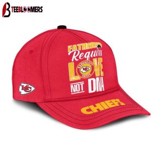 Custom Name Kansas City Chiefs STEP FATHER Classic Baseball Cap Gift For Father's Day
