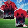 Custom Name Melbourne AFL Tree Pattern Hawaiian Shirts