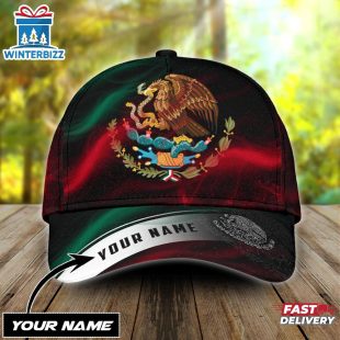Custom Name Mexico Smoke Baseball Cap Gift For Adults