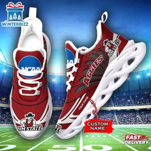 Custom Name New Mexico State Aggies Team Sport Max Soul Shoes For Fans