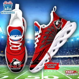 Custom Name Northern Illinois Huskies Team Sport Max Soul Shoes For Fans