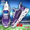 Custom Name Northwestern Wildcats Team Sport Max Soul Shoes For Fans