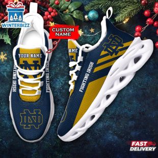 Custom Name Notre Dame Fighting Irish Team Max Soul Shoes For Fans