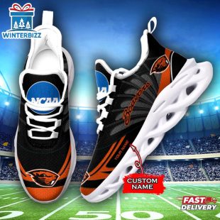 Custom Name Oregon State Beavers Team Sport Max Soul Shoes For Fans