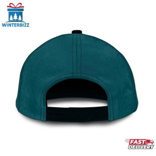 Custom Name Philadelphia Eagles #1 Dad Father's Day Classic Baseball Cap