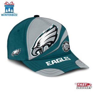 Custom Name Philadelphia Eagles Classic Baseball Cap Gift For Father's Day