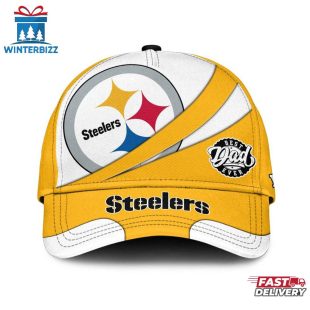 Custom Name Pittsburgh Steelers Classic Baseball Cap Gift For Father's Day